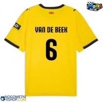 Moški Nogometni dresi Girona Donny van de Beek #6 Gostujoči 2025-26 Kratek Rokav